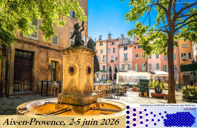 Journées plénières 2026 du GDR « Intelligence Artificielle en Sciences des Matériaux » (IAMAT)>